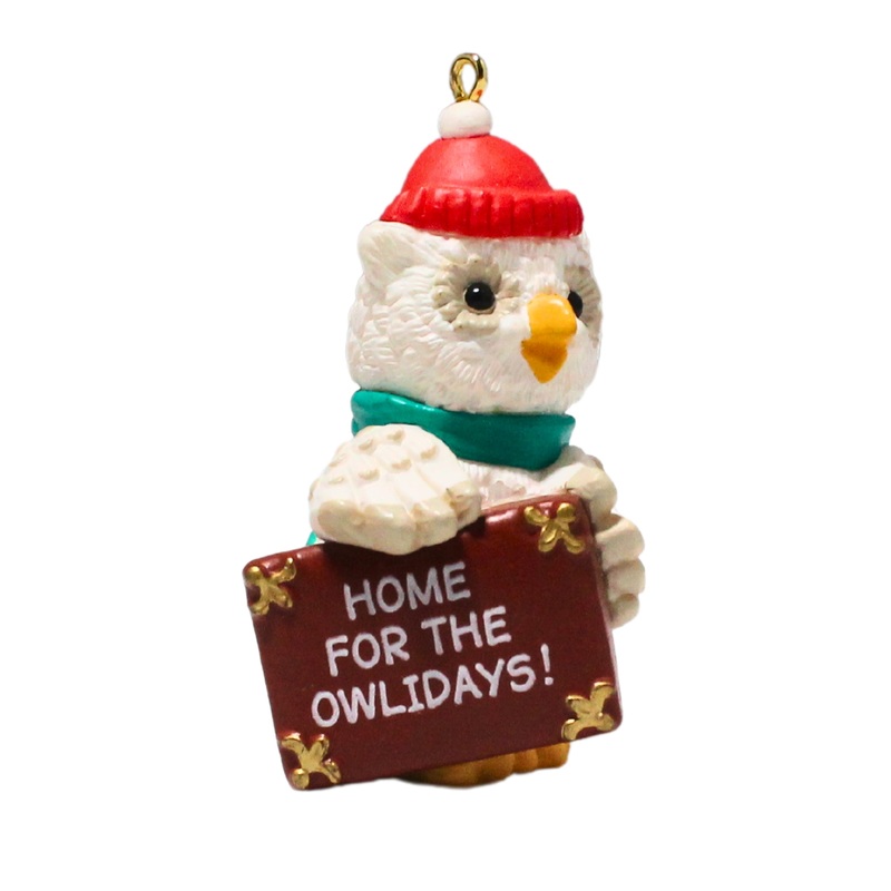 Hallmark Ornament: 1990 Home for the Owlidays | QX5183