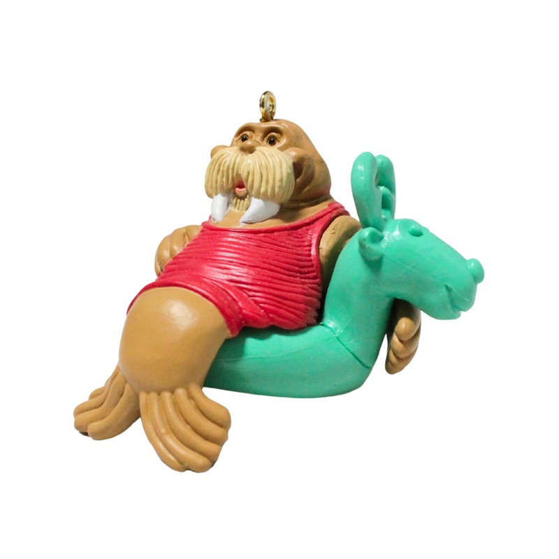Hallmark Ornament: 1990 Poolside Walrus  | QX4986