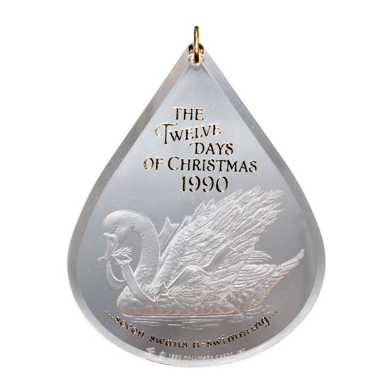 Hallmark Ornament: 1990 Seven Swans A-Swimming  | QX3033