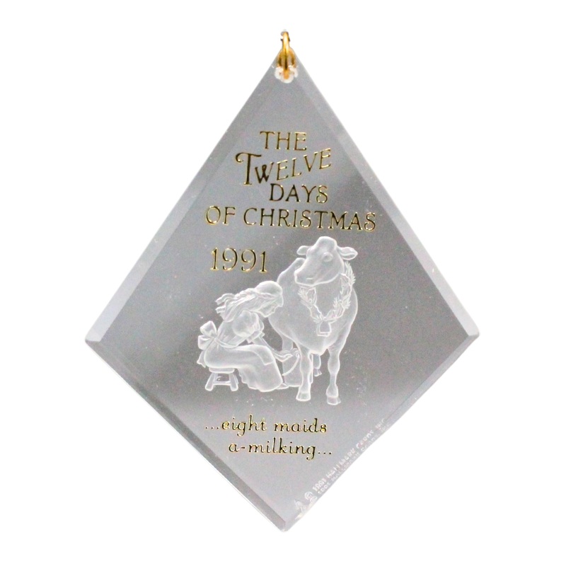 Hallmark Ornament: 1991 Eight Maids A-Milking  | QX3089