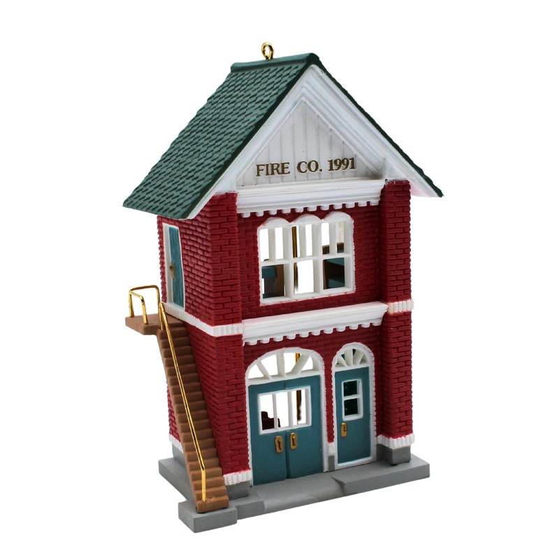 Hallmark Ornament: 1991 Fire Station | QX4139