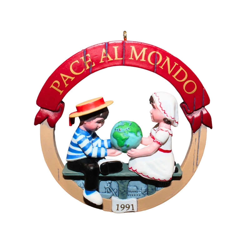 Hallmark Ornament: 1991 Peace on Earth - Italy | QX5129