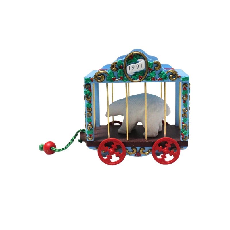 Hallmark Ornament: 1991 Polar Circus Wagon | QX4399