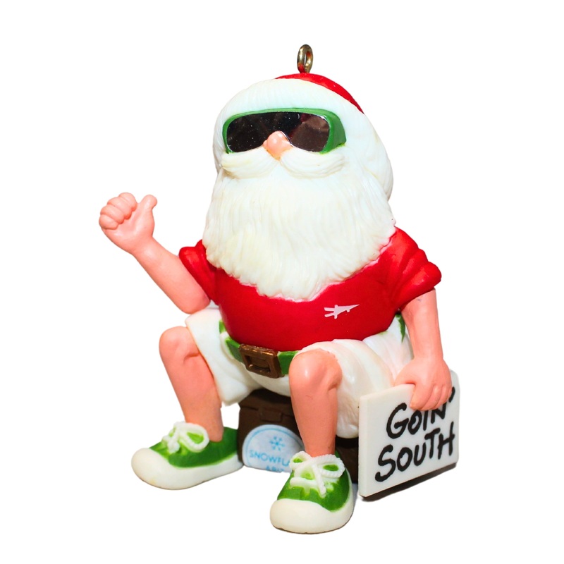 Hallmark Ornament: 1983 Hitchhiking Santa  | QX4247