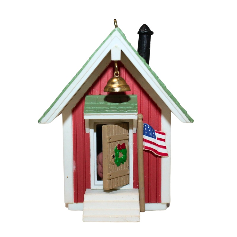 Hallmark Ornament: 1985 Little Red Schoolhouse  | QLX7112