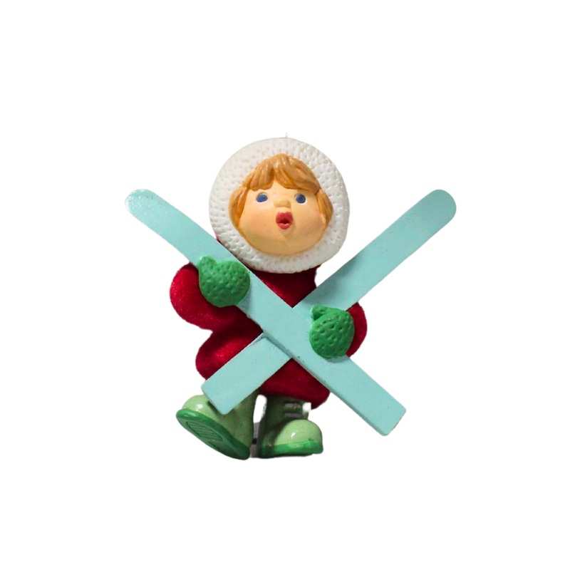 Hallmark Ornament: 1986 Ski Tripper  | QX4206