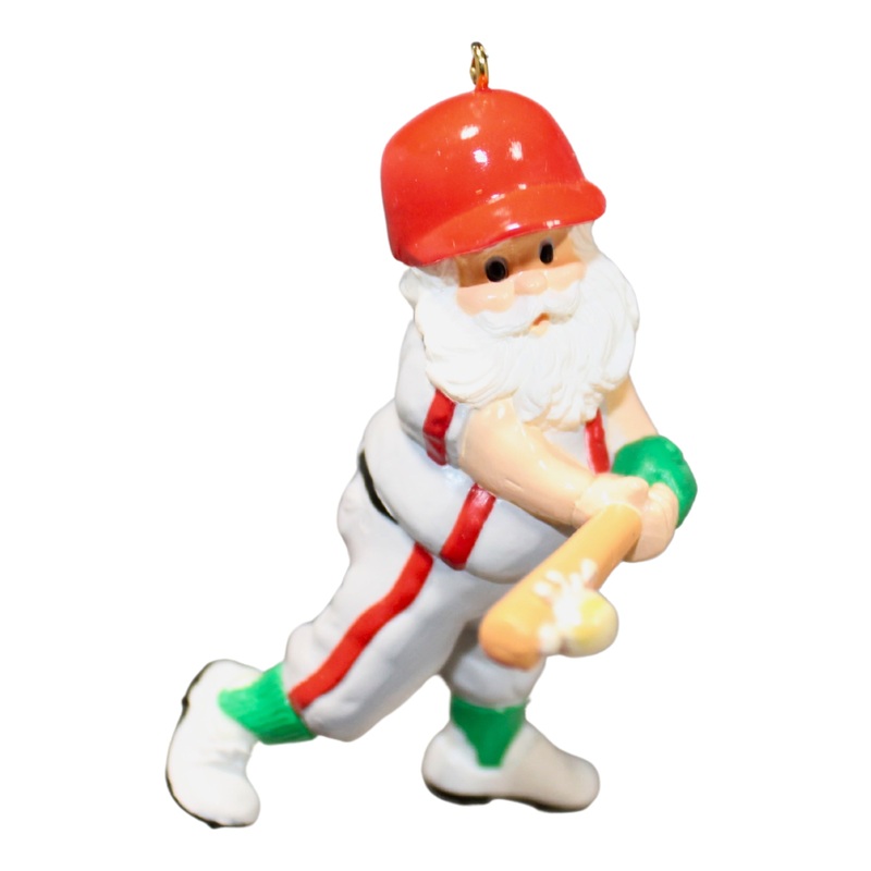 Hallmark Ornament: 1987 Santa At The Bat | QX4579
