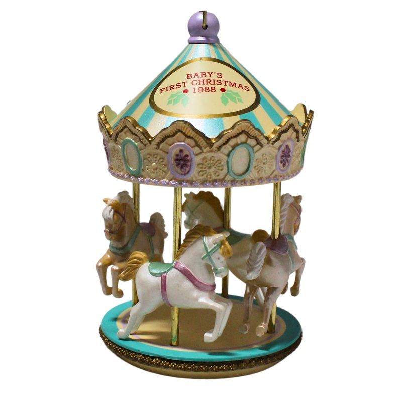 Hallmark Ornament: 1988 Baby's First Christmas  | QLX7184