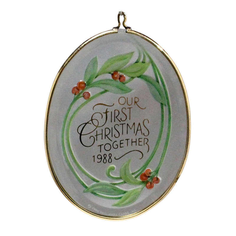 Hallmark Ornament: 1988 First Christmas Together | QX3731