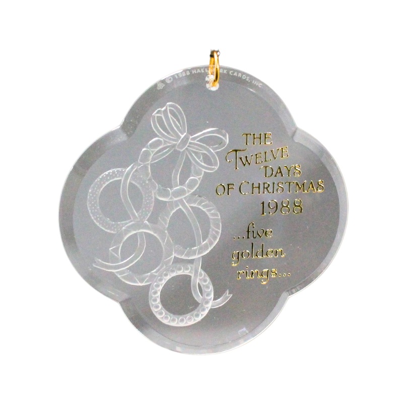 Hallmark Ornament: 1988 Five Golden Rings  | QX3714