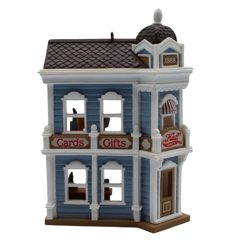 Hallmark Ornament: 1988 Hall Bro's Card Shop | QX4014