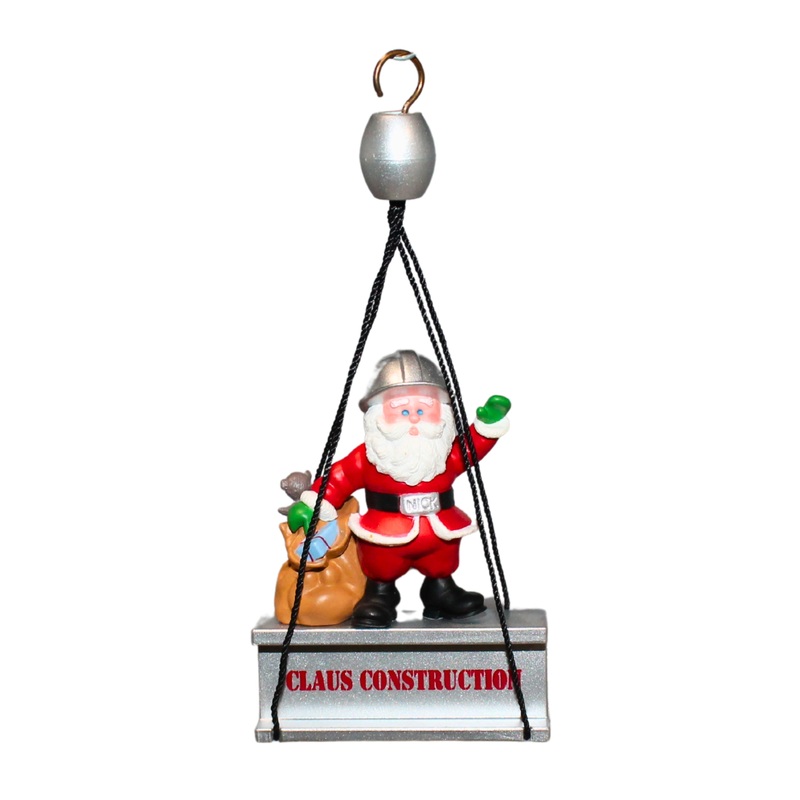 Hallmark Ornament: 1989 Claus Construction  | QX4885