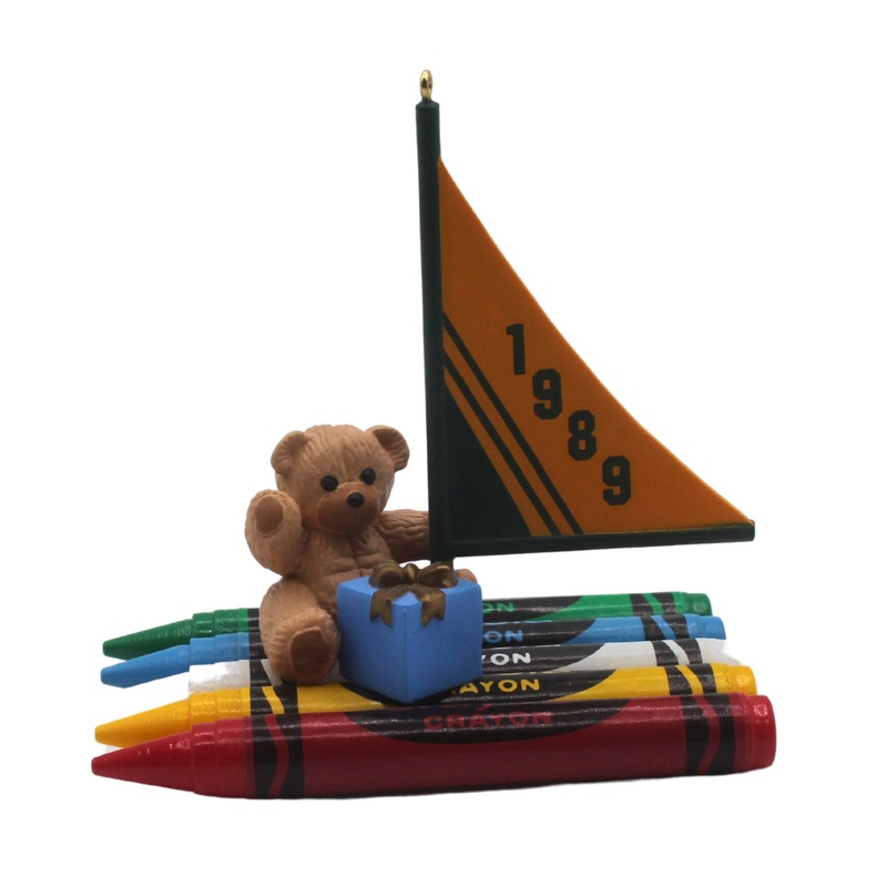 Hallmark Ornament: 1989 Crayola Bright Journey | QX4352