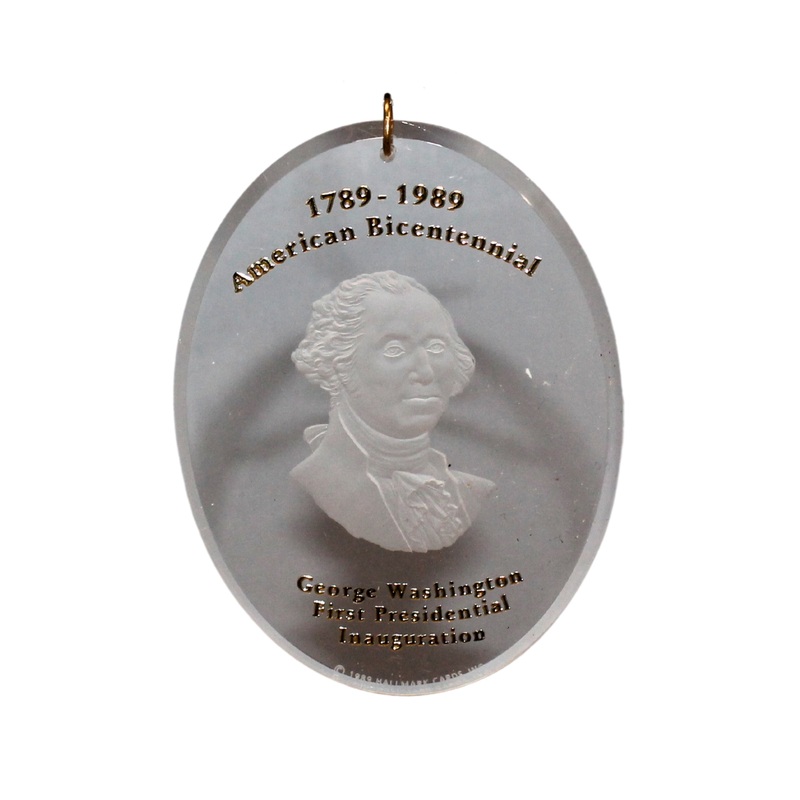 Hallmark Ornament: 1989  George Washington Bicentennial | QX3862