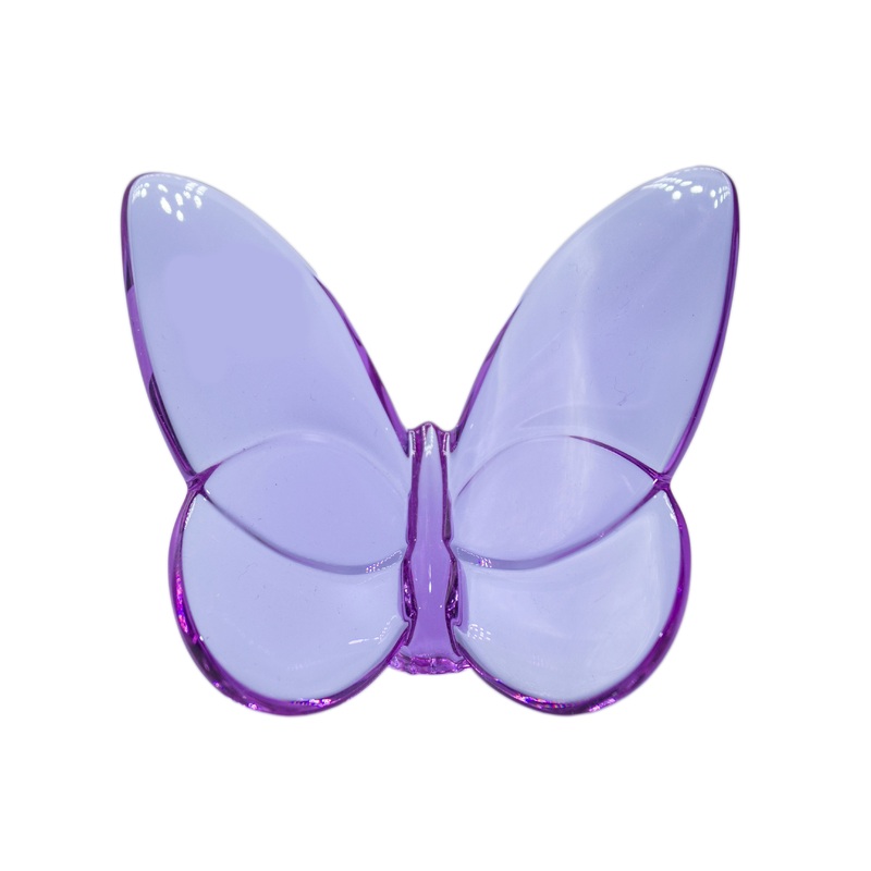 Baccarat Figurine: 2103586 Purple Lucky Butterfly