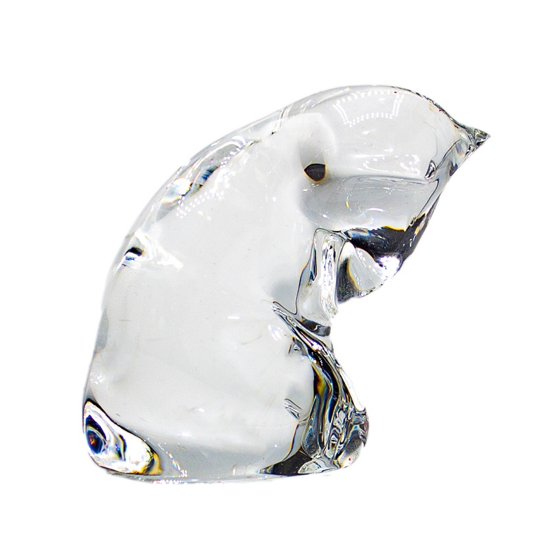 Baccarat Figurine: 761800 Sitting Kitten