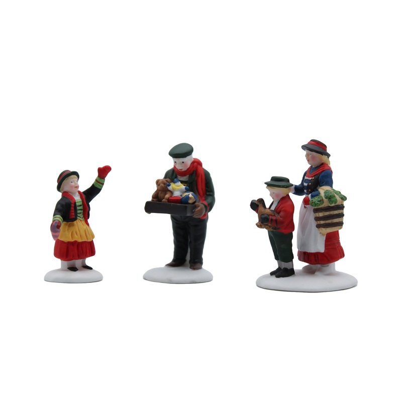 Department 56: 56162 The Toy Peddler - Set of 3