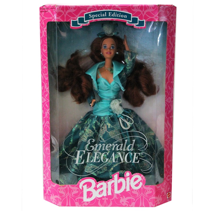 1994 Emerald Elegance Barbie (12322) - Red hair