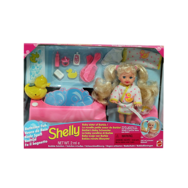 1995 Bathtime Fun Shelly Barbie (14552)