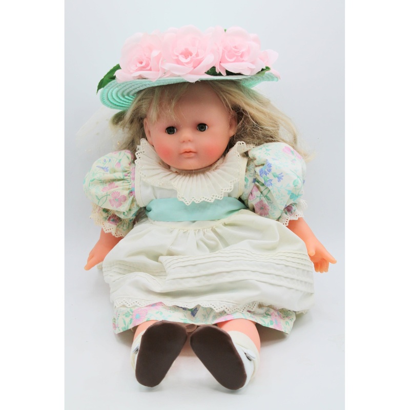 Corolle Vinyl Baby Doll in Floral Dress by Catherine Refabert | Please Read
