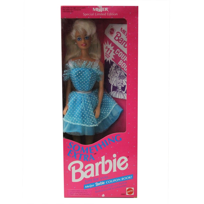 1992 Meijer Something Extra Barbie (0863)