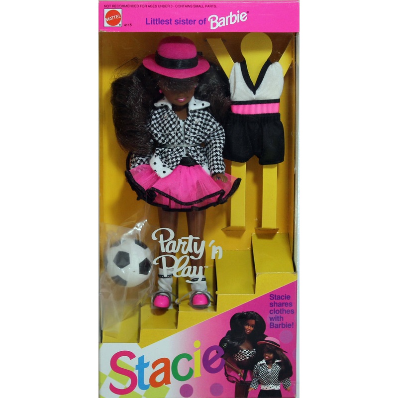 1992 Party n Play Stacie Barbie (4115) - African American