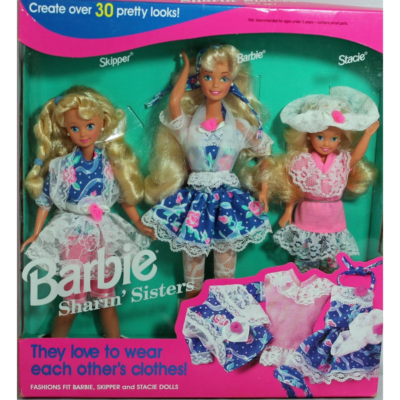 1992 Sharin' Sisters Barbie Giftset Barbie (10143)