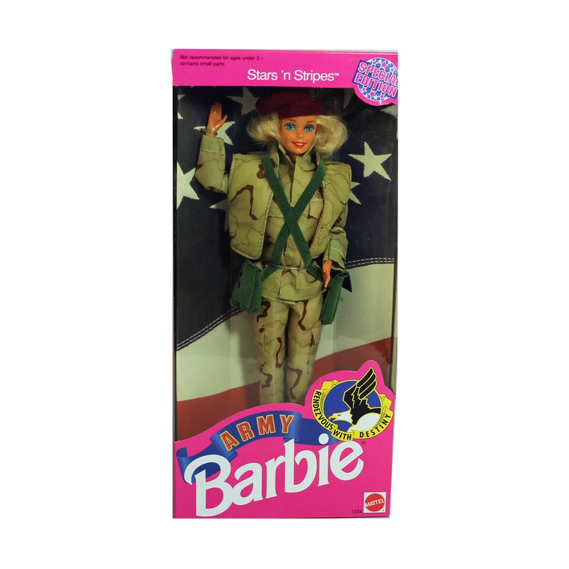 1992 Stars 'n Stripes Army Barbie (1234)