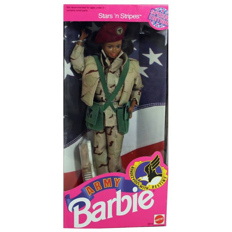 1992 Stars 'n Stripes Army Barbie (5618)