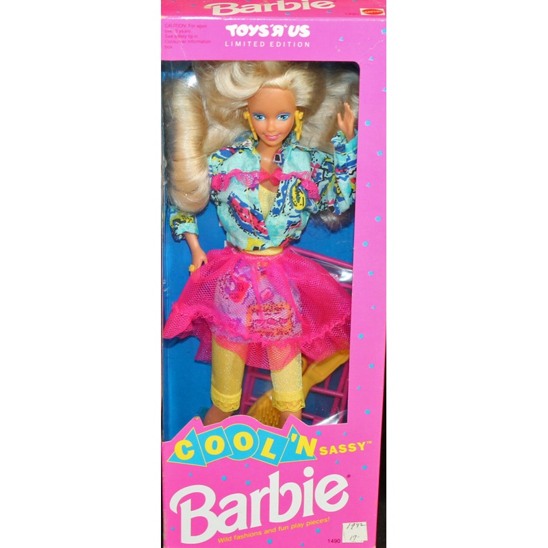 1992 Toys R Us Cool 'n Sassy Barbie (1490)