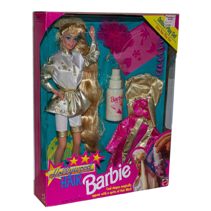 1993 Barbie Hollywood Hair Deluxe Playset Barbie (10928)
