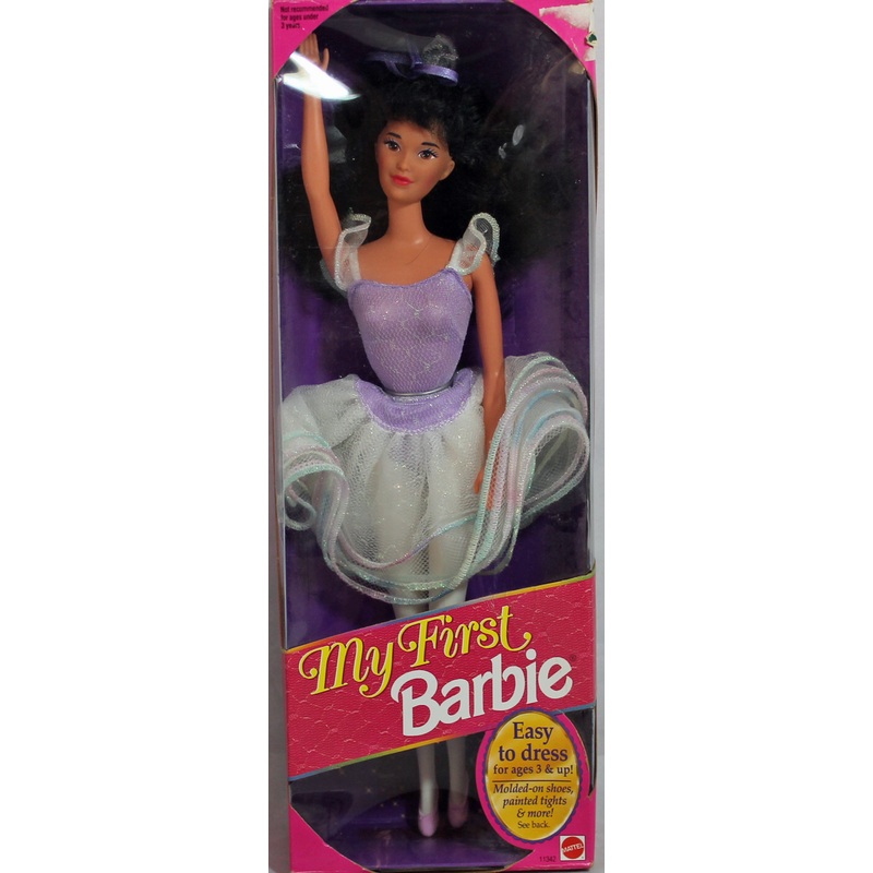 1993 My First Ballerina Brunette Barbie (11342)