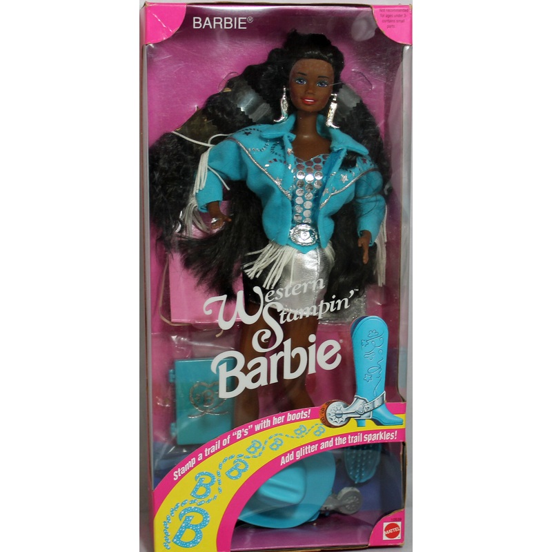 1993 Western Stampin' Barbie (10539) - African American