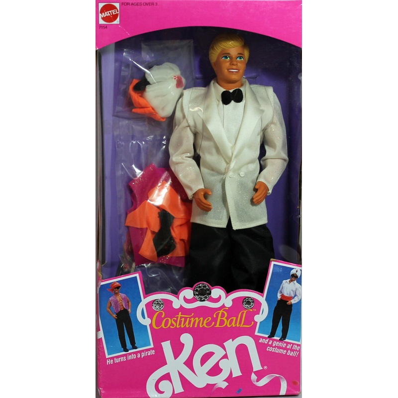 1990 Costume Ball Ken Barbie (7154)