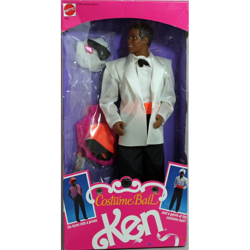 1990 Costume Ball Ken Barbie (7160) - African American