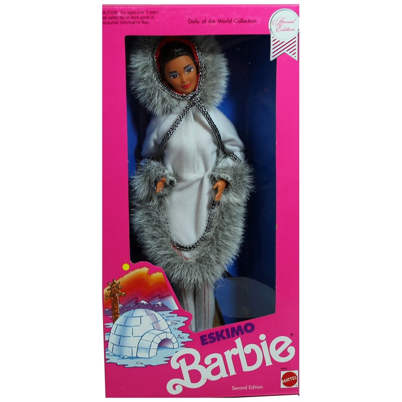 1990 Eskimo Barbie (9844) - Dolls of the World