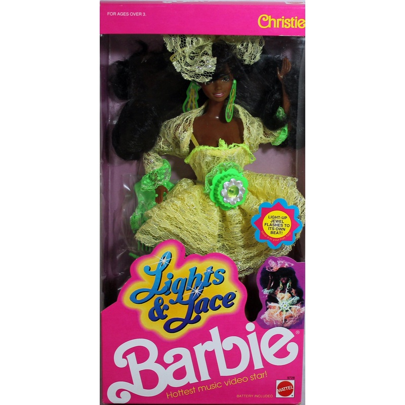 1990 Lights & Lace Christie Barbie (9728)