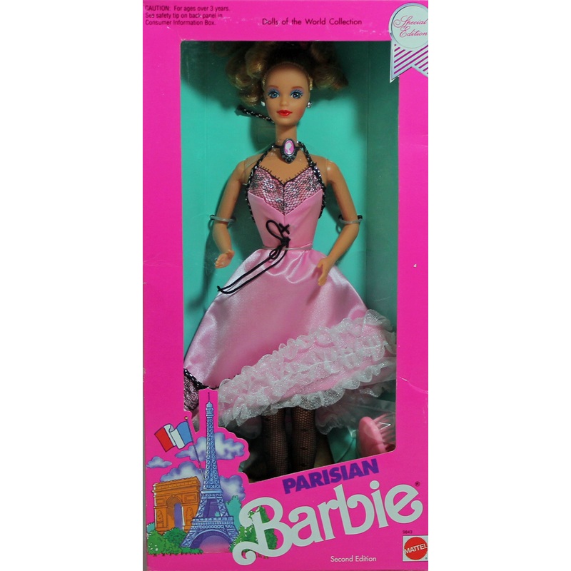 1990 Parisian Barbie (9843) - Dolls of the World