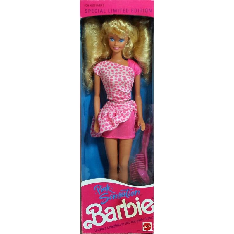 1990 Pink Sensation Barbie (5410)
