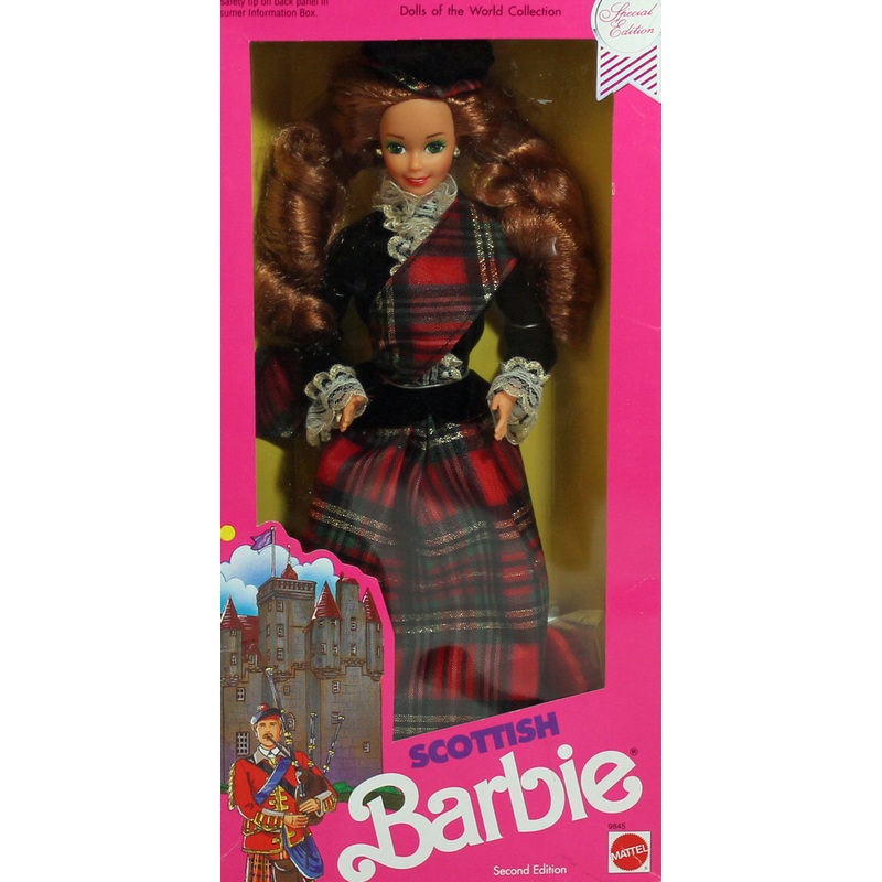 1990 Scottish Barbie (9845) - Dolls of the World
