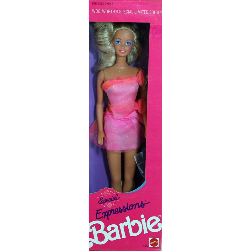 1990 Special Expressions Barbie (5504) - Woolworth