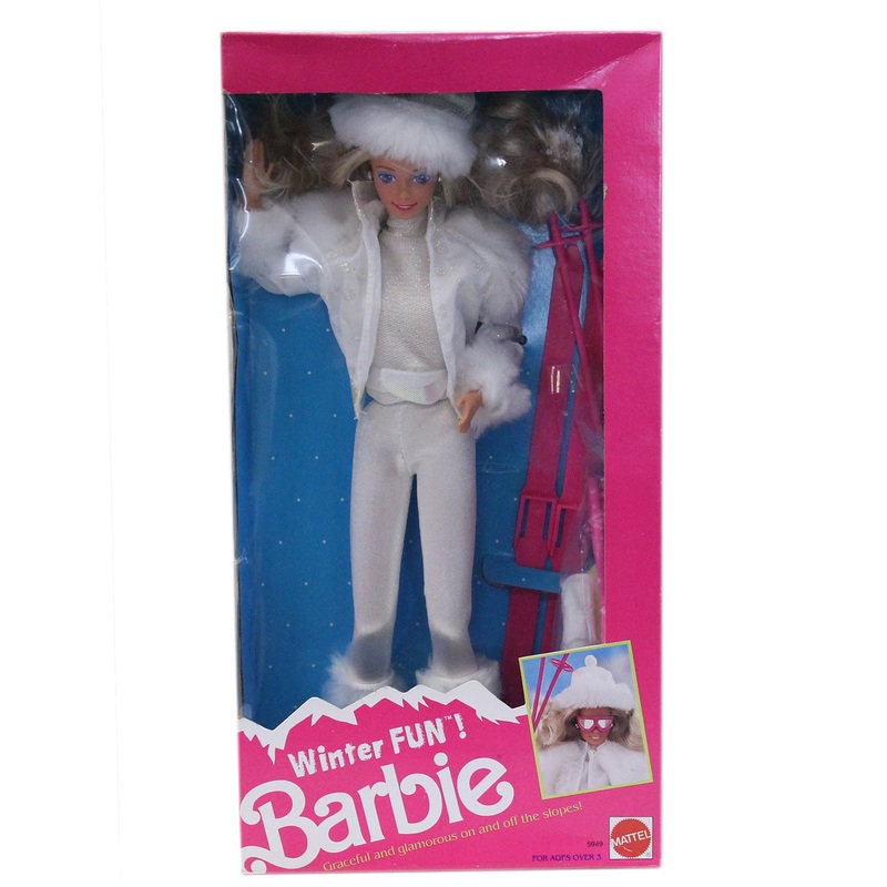 1990 Winter Fun Barbie (5949)