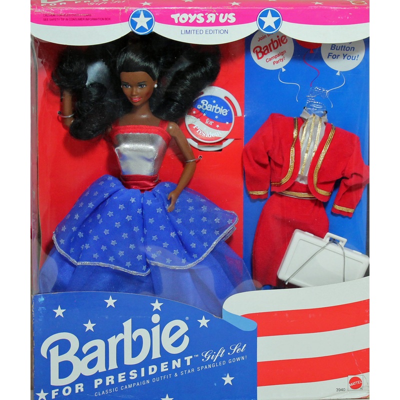 1991 Barbie for President Barbie (3940) - African American