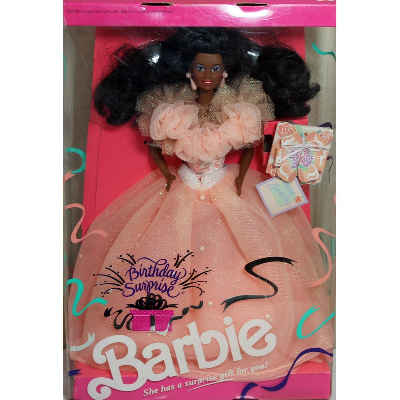 1991 Birthday Surprise Barbie (4051) - African American