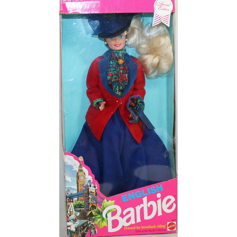 1991 English Barbie (4973) - Dolls of the World