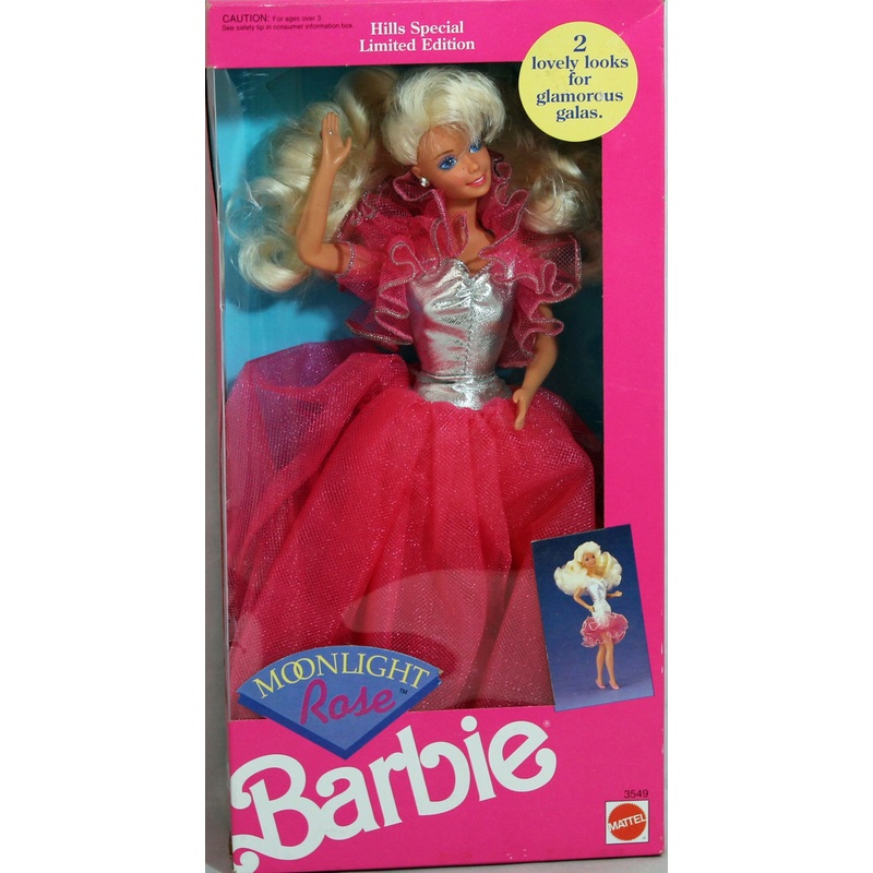 1991 Hills Special Moonlight Rose Barbie (3549)