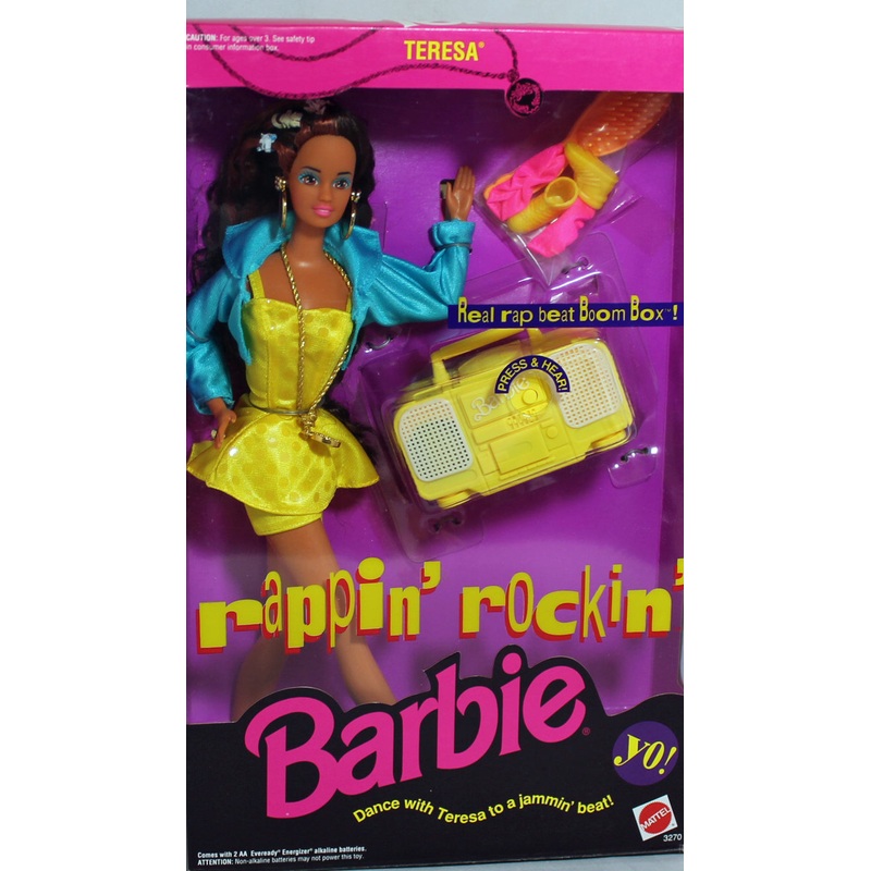 1991 Rappin' Rockin' Teresa Barbie (3270)