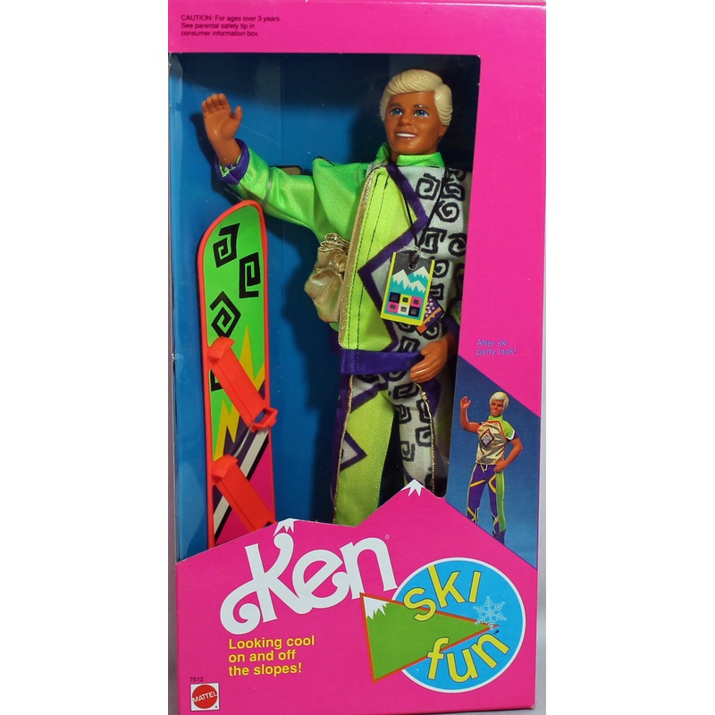 1991 Ski Fun Ken Barbie (7512)
