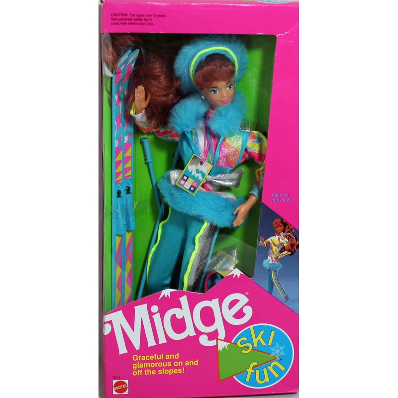 1991 Ski Fun Midge Barbie (7513)