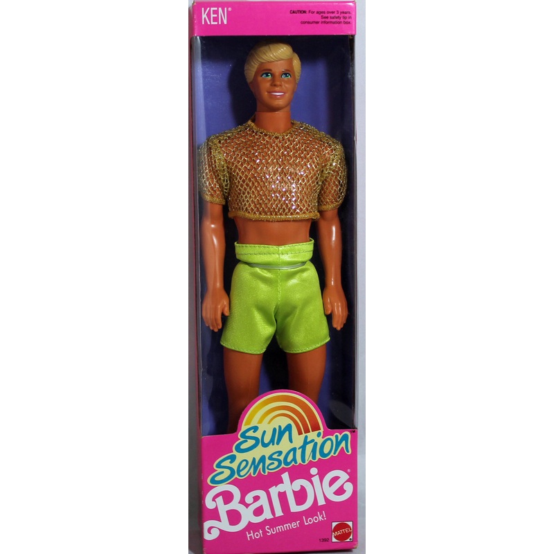 1991 Sun Sensation Ken Barbie (1392)